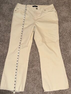 d. jeans Off-White Straight Jeans